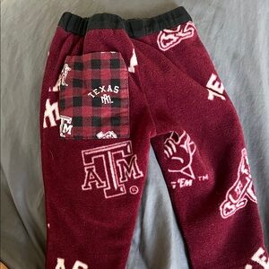 Texas a&m Aggie fleece pants toddler 18 months